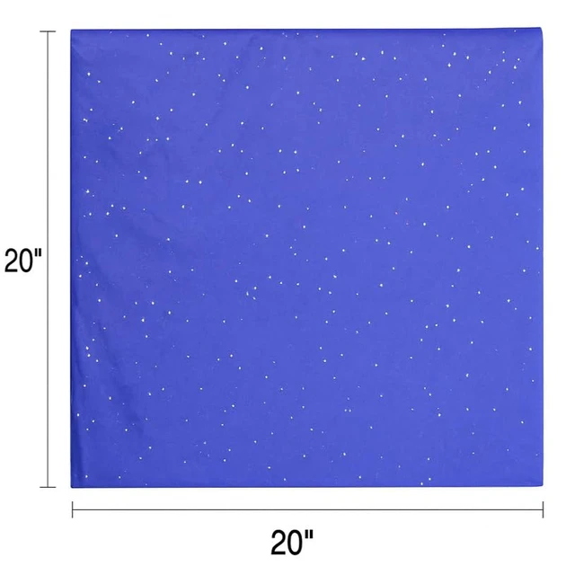 Alt view image 3 of 7 - SUNCOLOR Glitter Rainbow Tissue Paper for Gift Bags, 36 Sheets, 9 Assorted Colors, 20 x 20 Inch, Sparkly Wrapping Paper for Gifts, Party Decor, DIY Crafts
