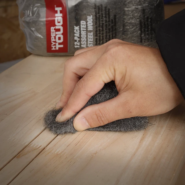 Alt view image 3 of 6 - Hyper Tough Multi Grade Assorted Steel Wool Pads, 12-pack, Model 2148