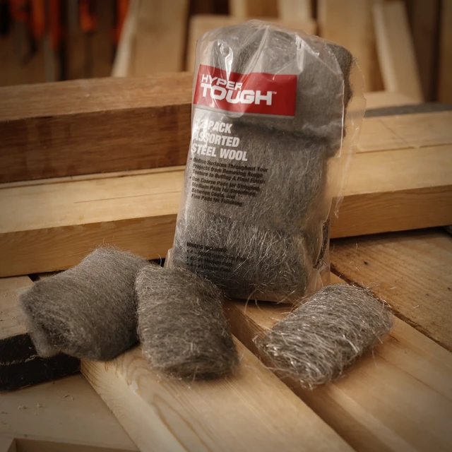 Alt view image 6 of 6 - Hyper Tough Multi Grade Assorted Steel Wool Pads, 12-pack, Model 2148