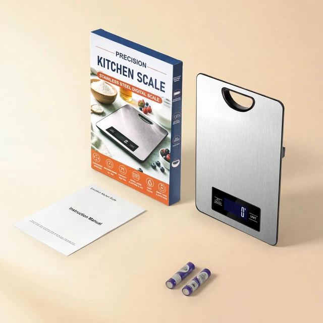 Alt view image 7 of 7 - Food Scale, Digital Kitchen Scale with Hanging Loop, 11lb Baking Scale