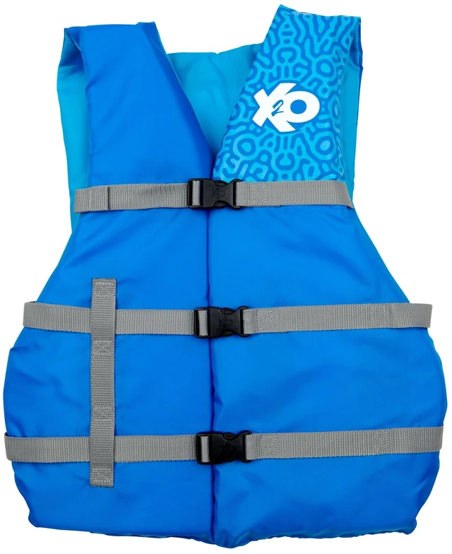 Main image of X2O Universal Adult 2X/3X Life Vest and Jacket, (50" - 60" Chest), Blue Ocean Coral, Unisex
