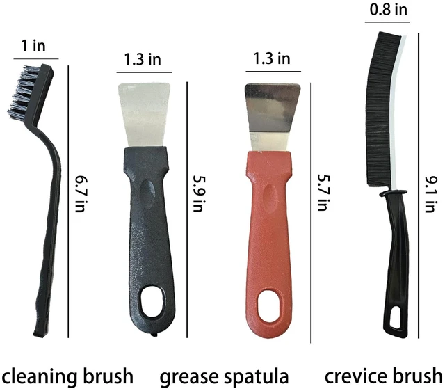 Alt view image 2 of 7 - 7 Pcs Multi-Purpose Crevice Cleaning Brush Tool for Stubborn Kitchen Grease Stains, Bathroom Crevices, Window Gutters, Tiles and Faucets