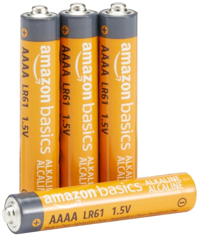Main image of Amazon Basics 4-Pack AAAA Alkaline Batteries, 1.5 Volt, 3-Year Shelf Life