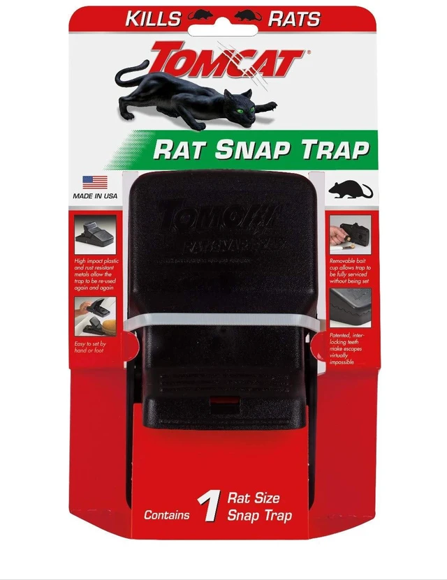 Main image of Tomcat Rat Snap Trap, 1 Rat Size Trap