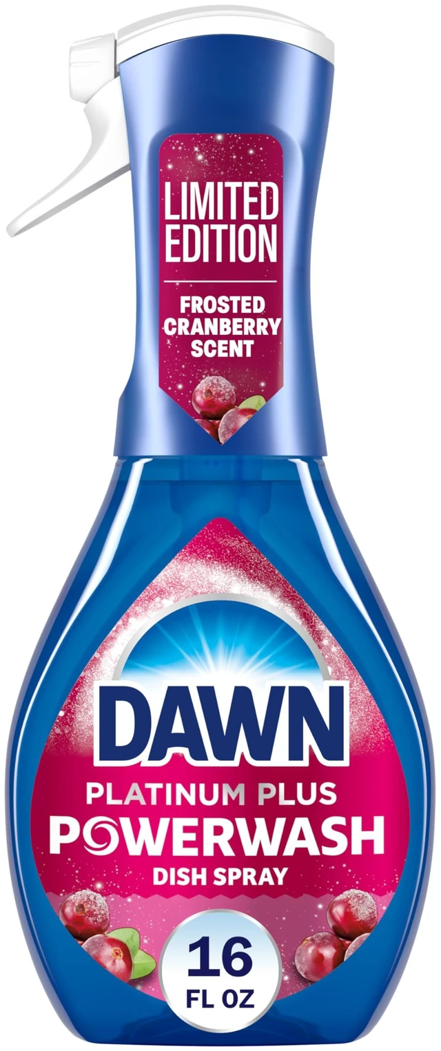 Main image of Dawn Powerwash Spray, Dish Soap, Dishwashing Liquid, Cleaning Supplies, Frosted Cranberry, 1 Starter Kit, 16 Fl Oz