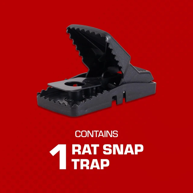 Alt view image 3 of 7 - Tomcat Rat Snap Trap, 1 Rat Size Trap