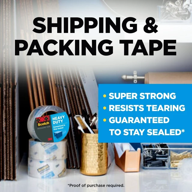 Alt view image 2 of 7 - Scotch Heavy Duty Packing Tape Refill, 1.88 in x 54.6 yd, 1 Roll