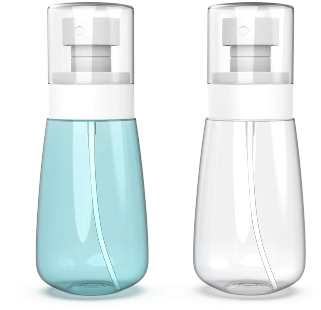 Main image of RELANOR 2 Pack Small Travel Spray Bottle Mini Size Mist Bottles 2oz/60ml