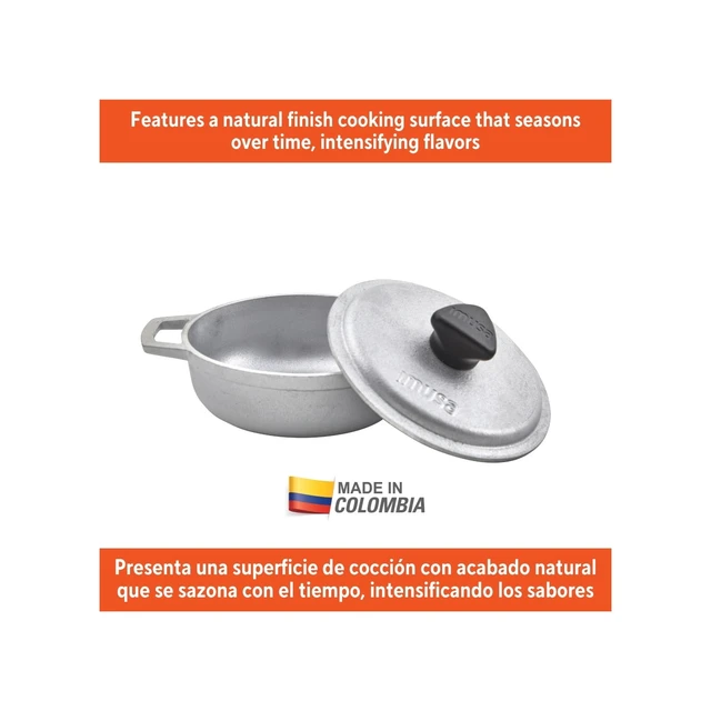 Alt view image 3 of 5 - IMUSA 0.5qt Cast Aluminum Caldero - 14cm
