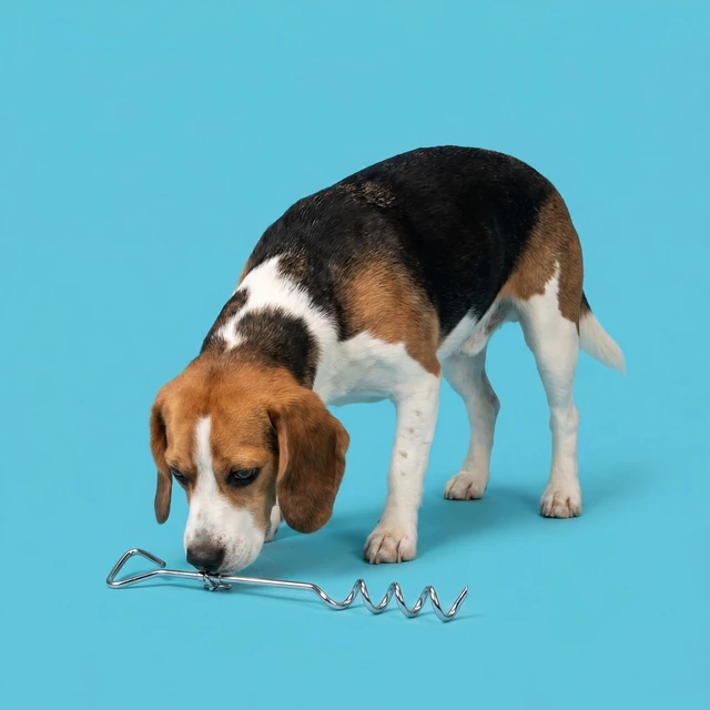 Alt view image 2 of 5 - Vibrant Life Medium Spiral Steel Stake for Dogs, M, 18"
