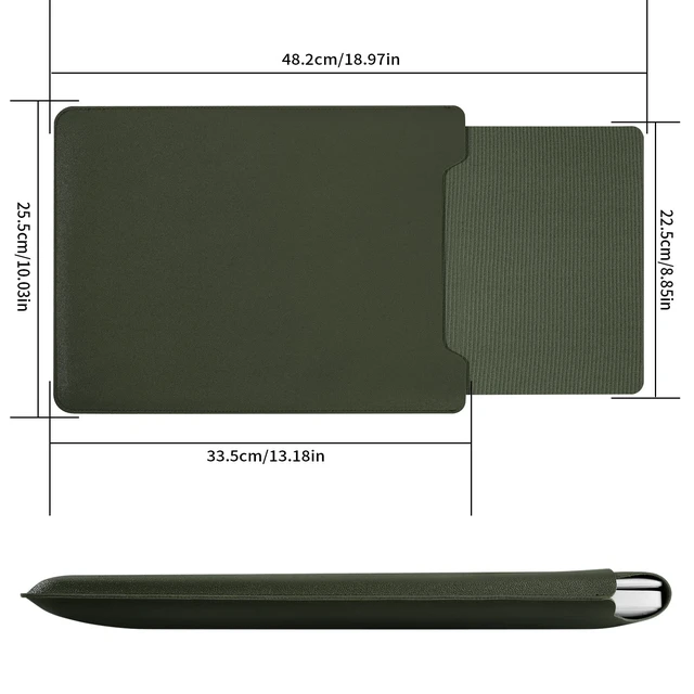 Alt view image 2 of 7 - Laptop Sleeve,Padded Laptop Case,Thin Portable Versatile Laptop Case Bag