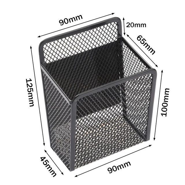 Alt view image 5 of 6 - Magnetic Pencil Holder - Extra Strong Magnets Mesh Marker Holder