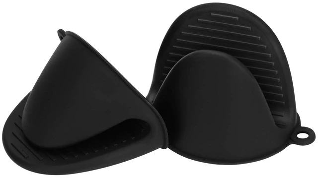 Main image of tifanso 1 Pair Heat Resistant Silicone Oven Mitts & Pot Holders for Cooking