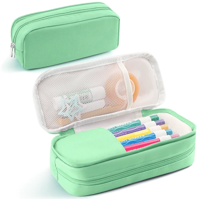 Main image of HOHOM Pencil Case Large Capacity Pencil Pouch Holder Box Marker Storage Bag Desk Organizer Stationery Organizer for School Supplies Office Travel Organizers Office College