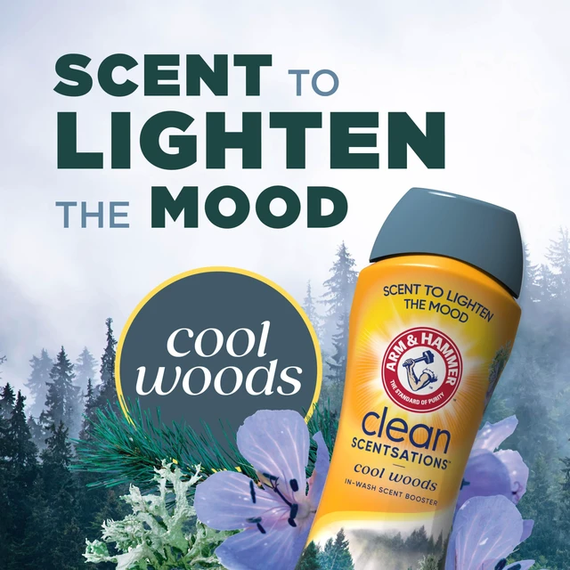 Alt view image 4 of 7 - ARM & HAMMER Clean Scentsations Laundry Scent Booster, Cool Woods, 24 Oz