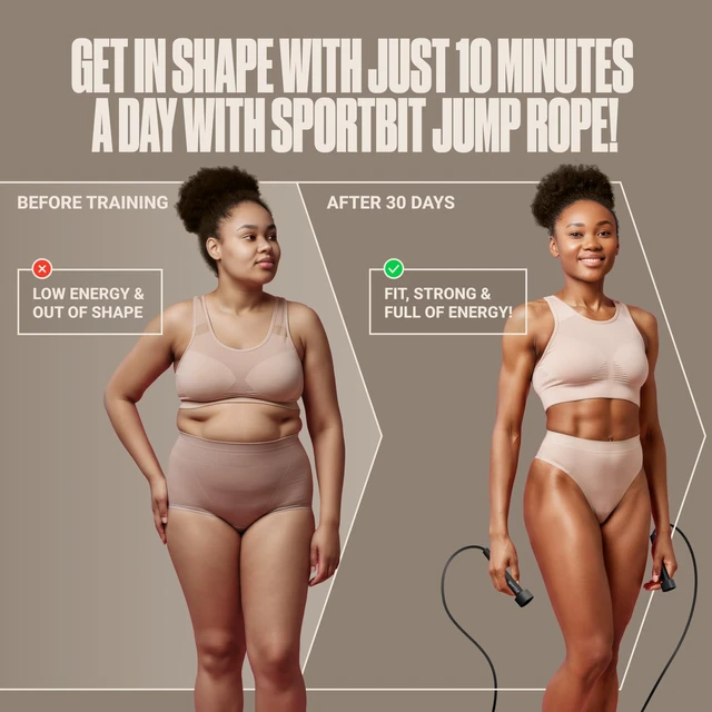 Alt view image 3 of 7 - SPORTBIT Adjustable Jump Rope for Fitness and Exercise