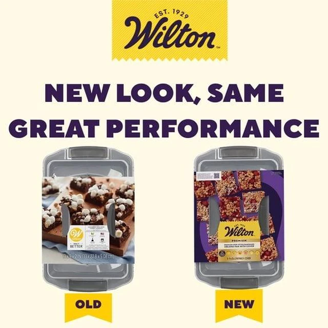 Alt view image 4 of 5 - Wilton Premium Steel Non-Stick Oblong Cake Pan with Lid 13 x 9-inch