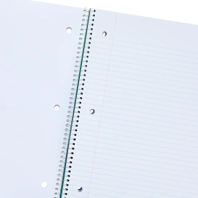 Alt view image 4 of 4 - (4 pack) Pen+Gear College Ruled Poly 1-Subject Notebook with Inside Pockets, 9 in x 11 in, 100 Heavyweight Sheets