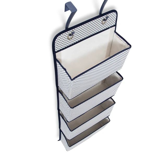 Alt view image 2 of 5 - Delta Children 4-Pocket Hanging Wall Organizer, Navy