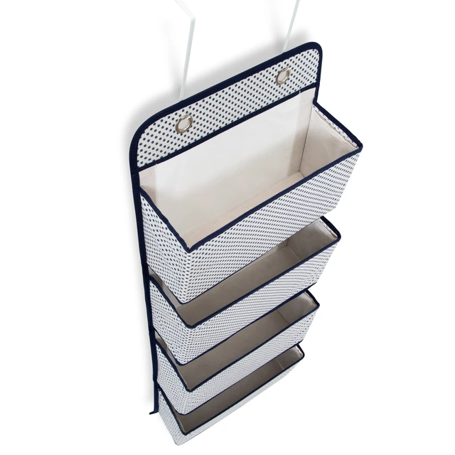 Alt view image 4 of 5 - Delta Children 4-Pocket Hanging Wall Organizer, Navy
