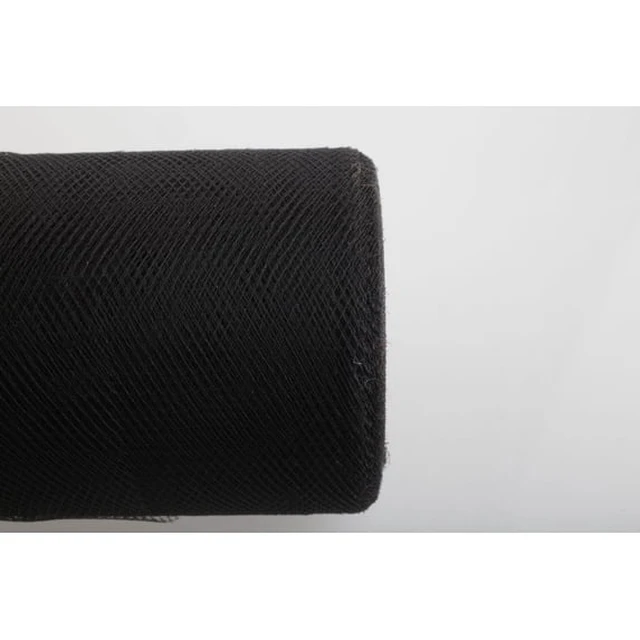 Alt view image 2 of 4 - (2 pack) Fuzhou 6" Black Matte Tulle, 25 Yards, 1 Each