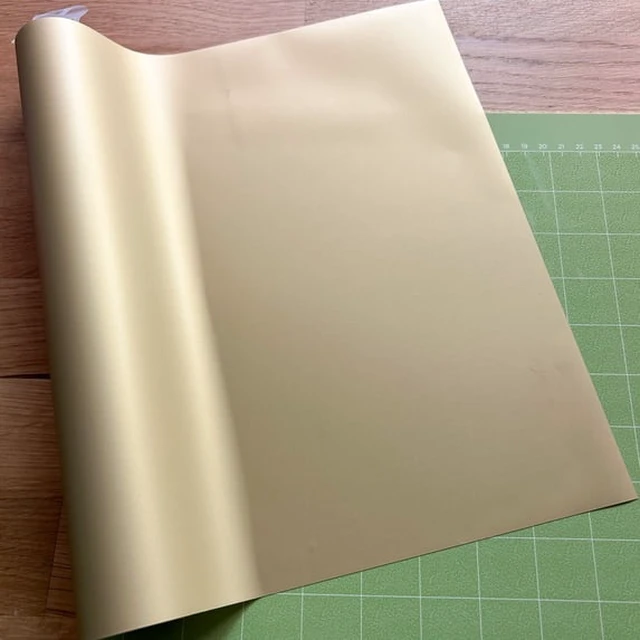 Alt view image 2 of 5 - Hello Hobby 12" x 2' Gold Iron-On Craft Vinyl Roll