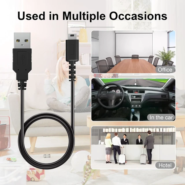Alt view image 4 of 6 - DS Lite USB Charger Cable 3.9 ft for Nintendo DS Lite/NDSL Only, Not for 3DS/2DS/DSi/DS