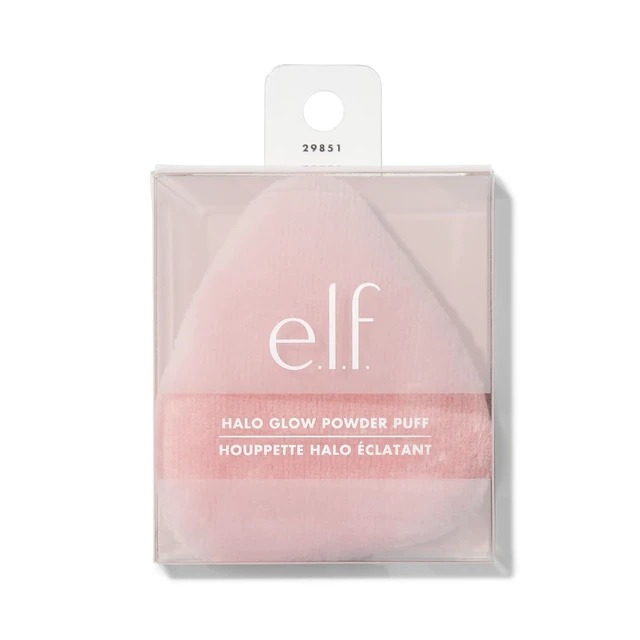 Alt view image 2 of 2 - E.l.f. Halo Glow Powder Puff, Soft, Reusable, for Loose or Pressed Powders, Conforms to Face, Vegan & Cruelty-free