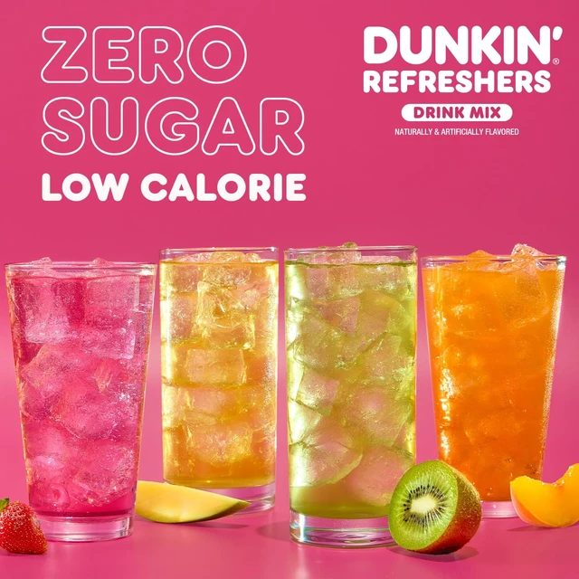 Alt view image 2 of 6 - Dunkin' Refreshers Mango Pineapple Singles To Go, 10 Count