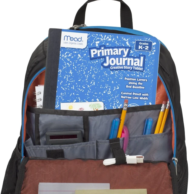Alt view image 4 of 5 - Mead Primary Journal Creative Story Tablet Composition Notebook, 7.5"x9.75", Grades K-2, 100 Sheets, Blue (09554)