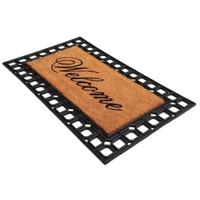 Alt view image 2 of 4 - Mainstays Welcome Doormat with Rubber Frame