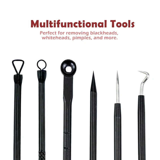 Alt view image 2 of 7 - BlingKingdom 4-Piece Pimple Popper Tool Kit with Box, Blackhead Remover