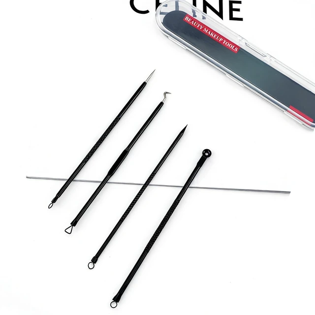 Alt view image 4 of 7 - BlingKingdom 4-Piece Pimple Popper Tool Kit with Box, Blackhead Remover