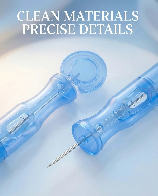 Alt view image 6 of 7 - Acne Needle Kit 50PCS, Sterile Pimple Popper Needles for Blemish and Blackhead Removal, Disposable Extraction Tools for Home and Salon Use