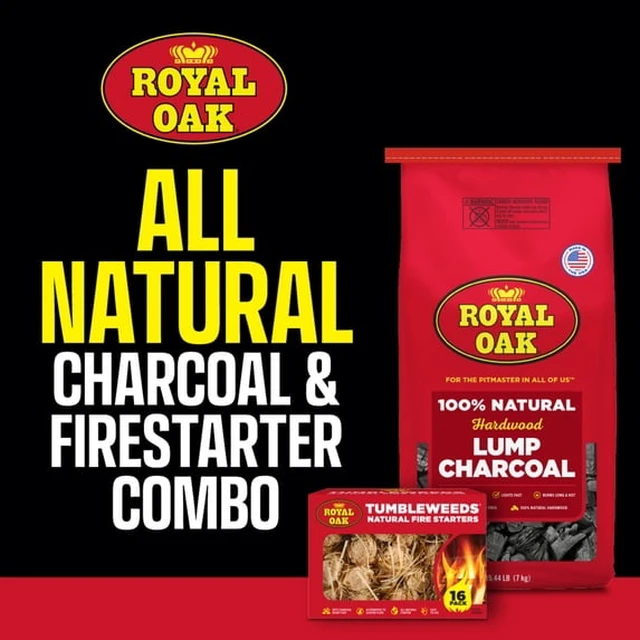 Alt view image 4 of 5 - Royal Oak 100% All Natural Hardwood Lump Charcoal, 15.4 lbs