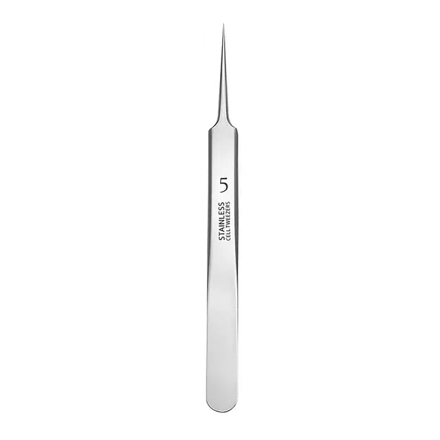 Alt view image 5 of 7 - Blackhead Extractor Set 8Pcs Stainless Steel High Precision Ultra-fine Cell Clamp