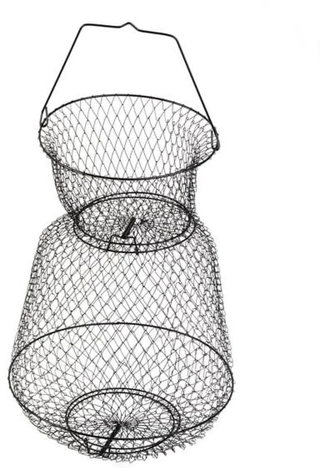 Alt view image 5 of 5 - Ozark Trail 13 in Collapsible Fish Basket, Lightweight Wire Fish Keeper with Spring Loaded Trap Doors for Freshwater and Saltwater Use