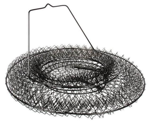 Alt view image 4 of 5 - Ozark Trail 13 in Collapsible Fish Basket, Lightweight Wire Fish Keeper with Spring Loaded Trap Doors for Freshwater and Saltwater Use