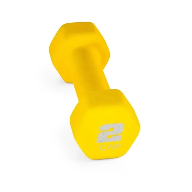 Alt view image 2 of 4 - CAP, 2lb Neoprene Dumbbell, Yellow, Single
