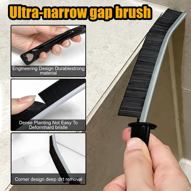 Alt view image 5 of 7 - 12 Pcs Crevice Cleaning Brush, Straw Brush for Bathroom, Kitchen and Window