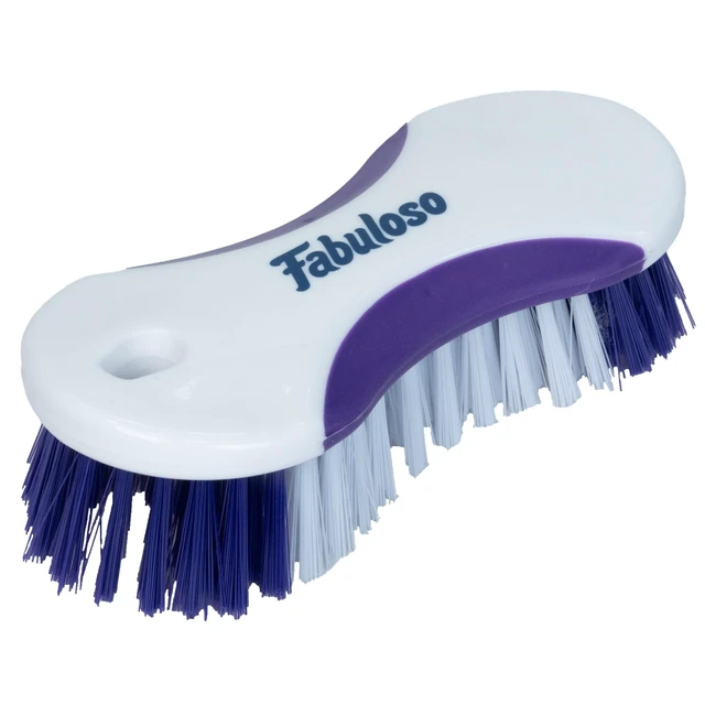Alt view image 7 of 7 - Fabuloso Compact Hand Scrub Brush, White and Purple, 6Inch