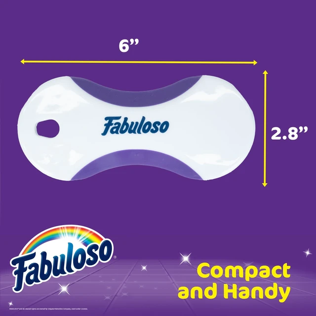 Alt view image 3 of 7 - Fabuloso Compact Hand Scrub Brush, White and Purple, 6Inch