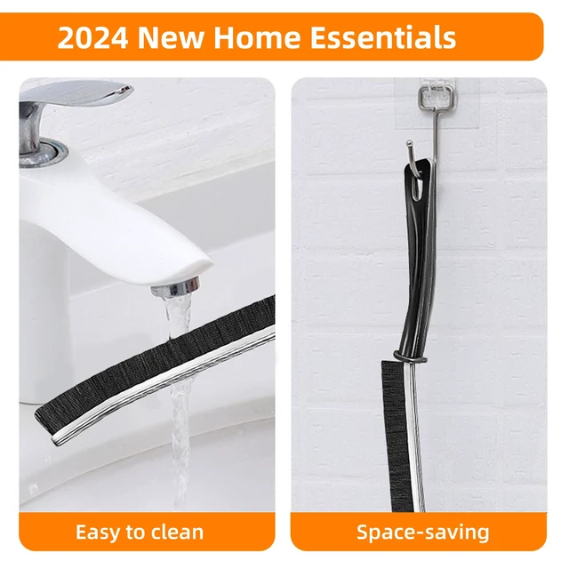 Alt view image 6 of 6 - 3Pcs Hard-Bristled Crevice Cleaning Brush, Multifunctional Thin Gap Scrub Brush for Bathroom, Kitchen, Window, Toilet, Grout, Faucets, Car