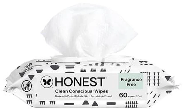 Main image of The Honest Company Multi-Use Baby Wipes, Pattern Play, 60 Count