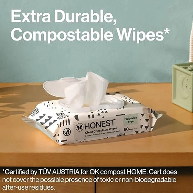 Alt view image 6 of 7 - The Honest Company Multi-Use Baby Wipes, Pattern Play, 60 Count
