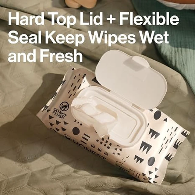 Alt view image 2 of 7 - The Honest Company Multi-Use Baby Wipes, Pattern Play, 60 Count