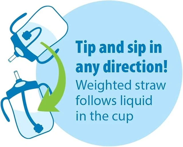 Alt view image 4 of 7 - Dr. Brown's Milestones Baby's First Straw Cup, Yellow, 1-Pack
