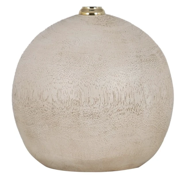 Alt view image 2 of 4 - Mainstays 12.75 in White Ball Table Lamp with White Shade