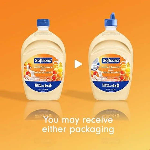 Alt view image 2 of 7 - Softsoap Moisturizing Liquid Hand Soap, Milk & Honey Scent, 50 fl oz Refill