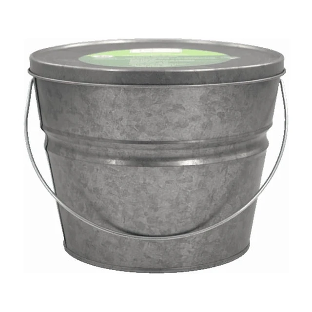Alt view image 2 of 4 - (2 pack) Mainstays Outdoor Citronella Candle, 24 oz Metal Bucket, 3 Cotton Wicks, Up to 40 Hours Burn Time
